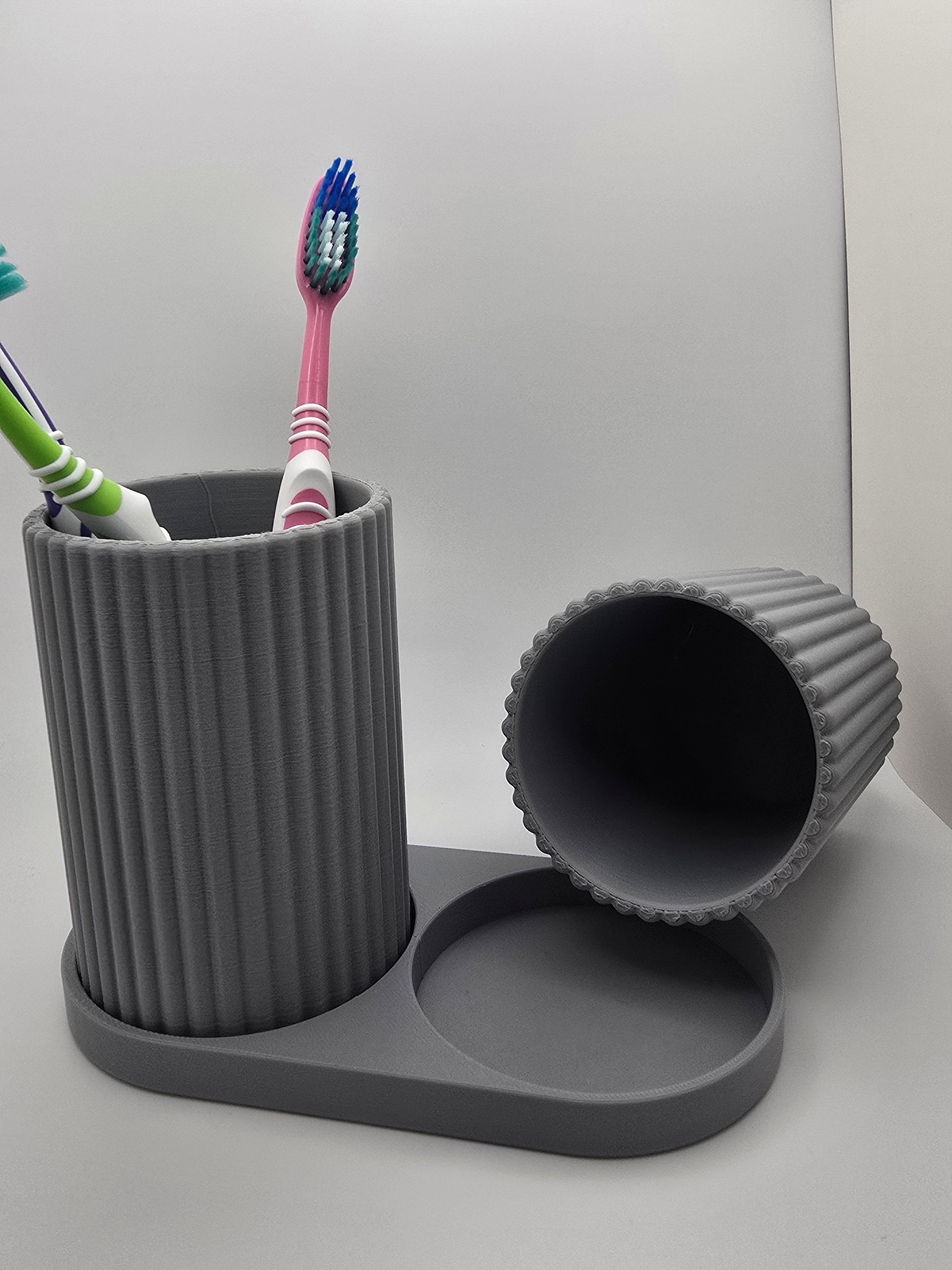 🧼Porte-brosse / pot double (lot de 2) - 12,99 €