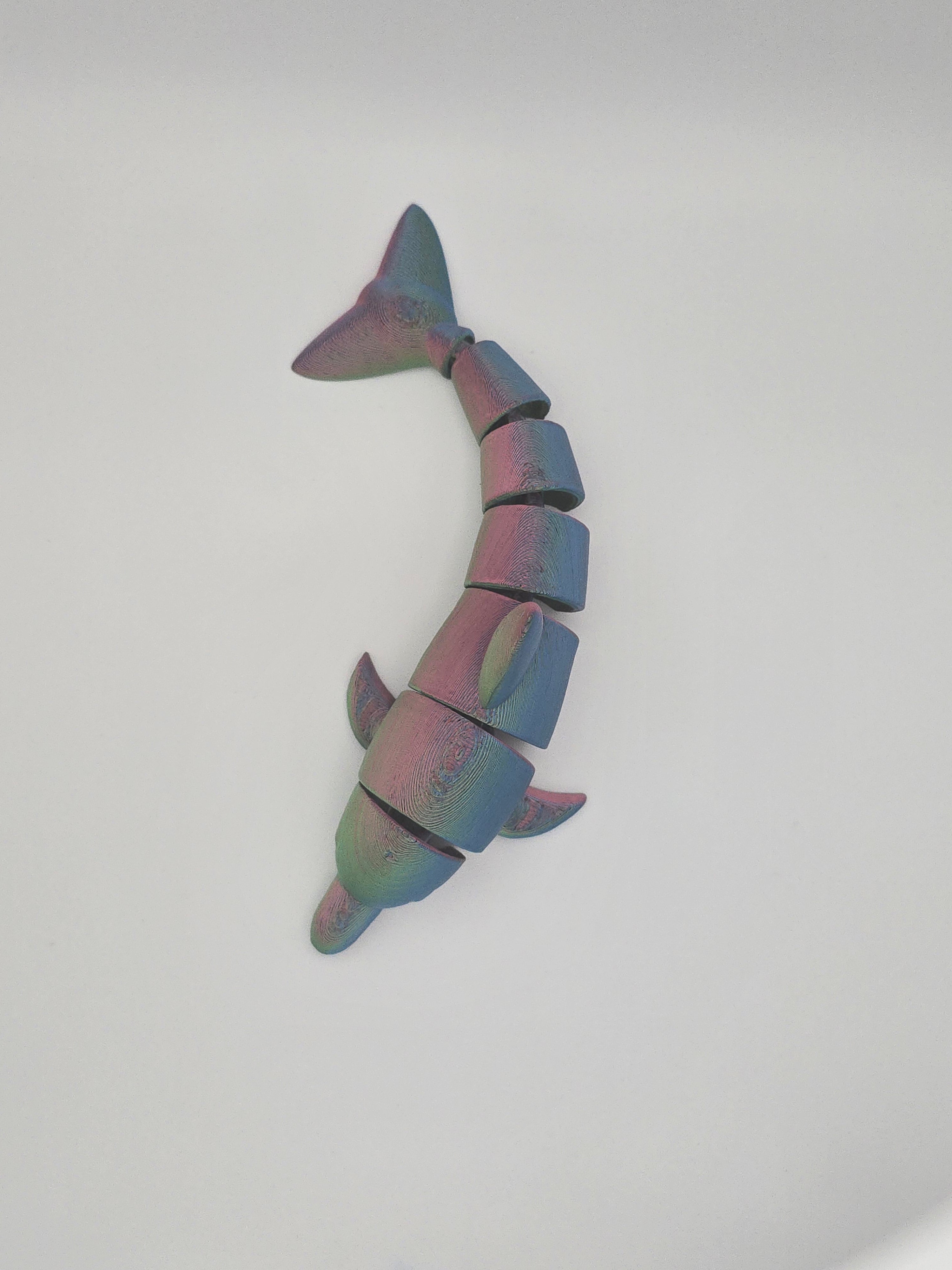 🐬 Dauphins articulés – Lot de 5 –