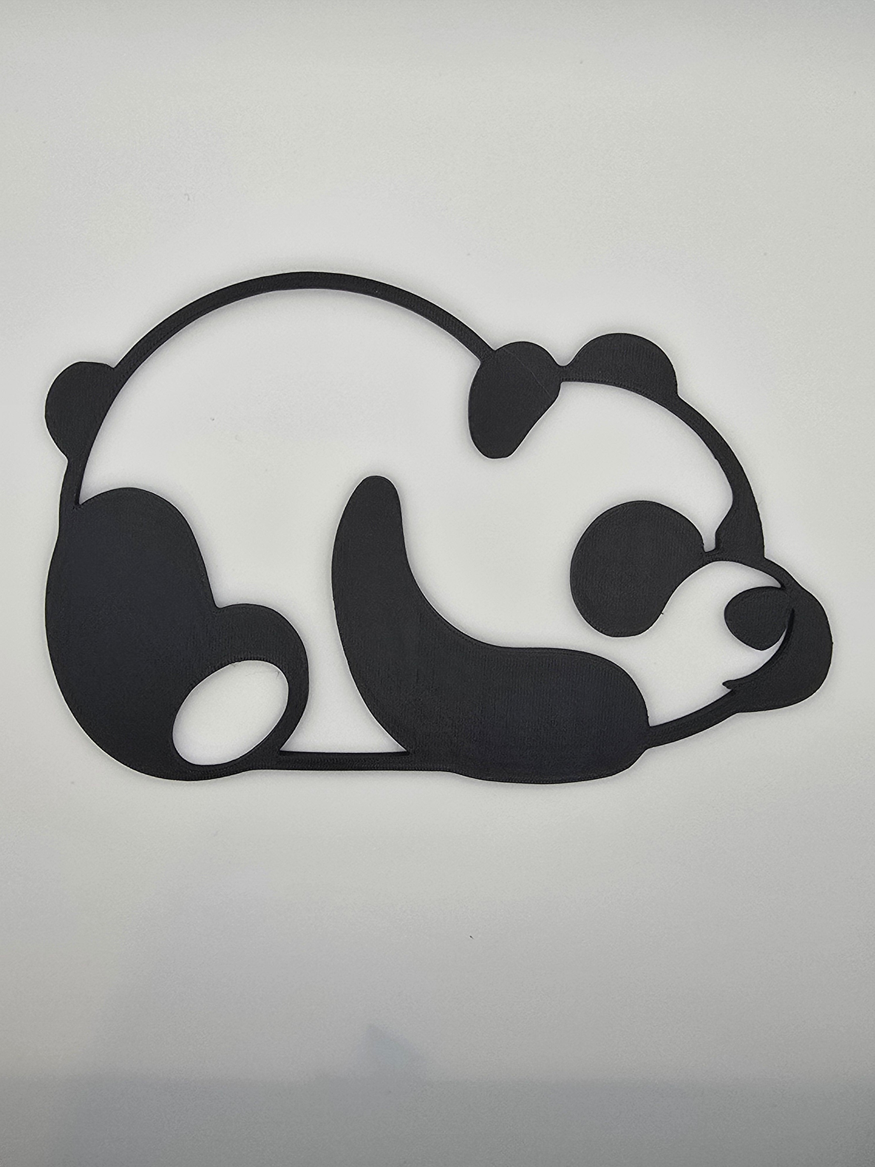 🐼 Pandas muraux décoratifs – Lot de 3 –