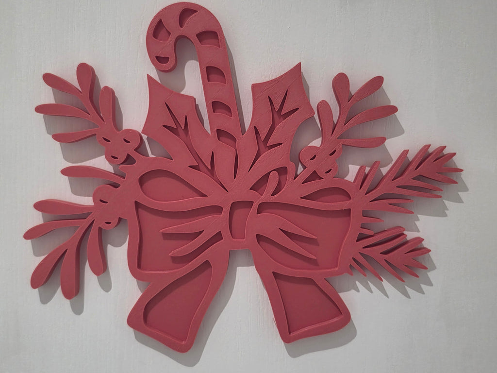 🎀 Décoration murale de Noël – Édition artisanale - Lot de 2 -  Livraison gratuite 🎁