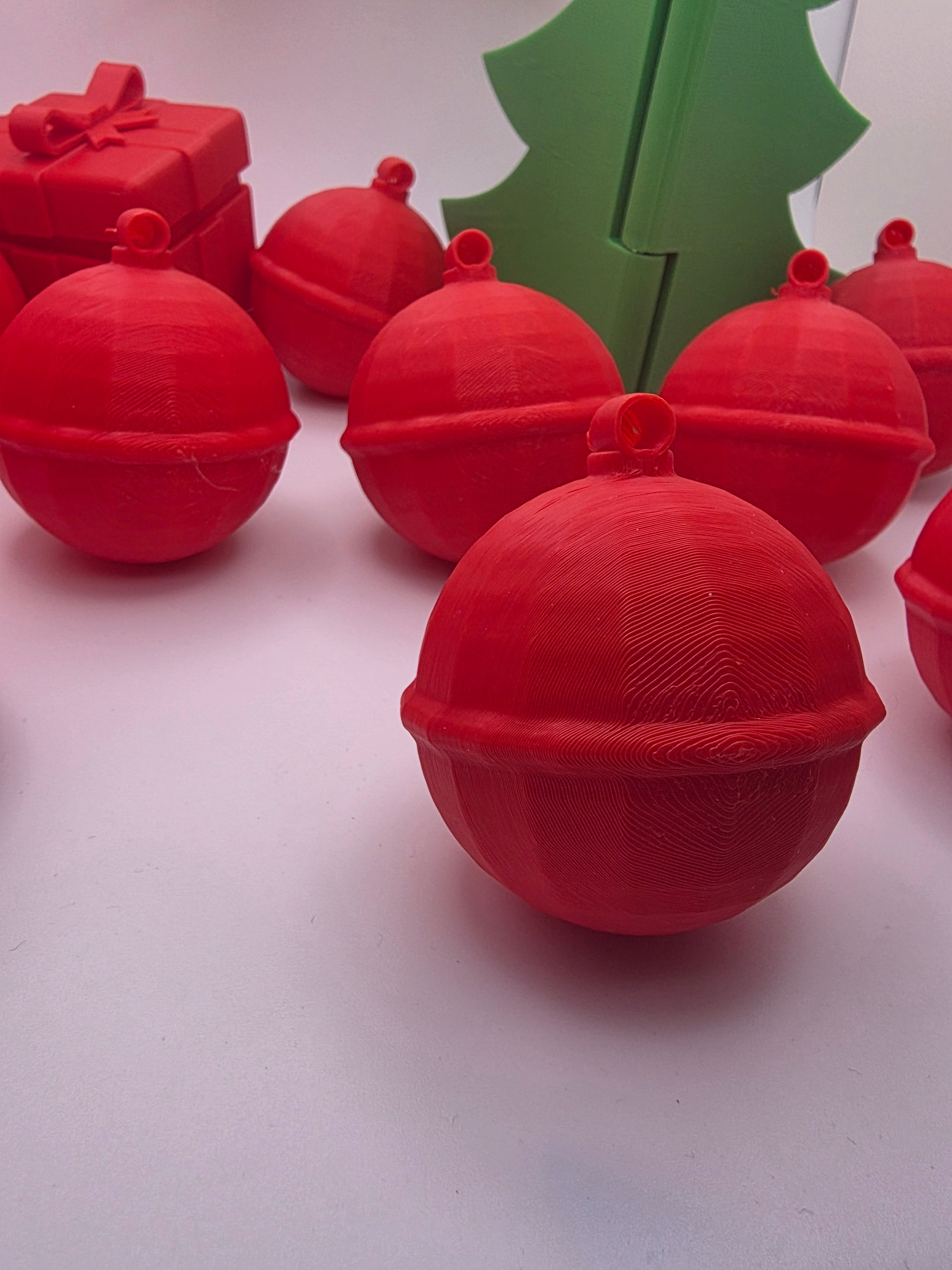 🎄 Boules de Noël imprimées en 3D – Lot de 25 – Livraison gratuite 18,99 €