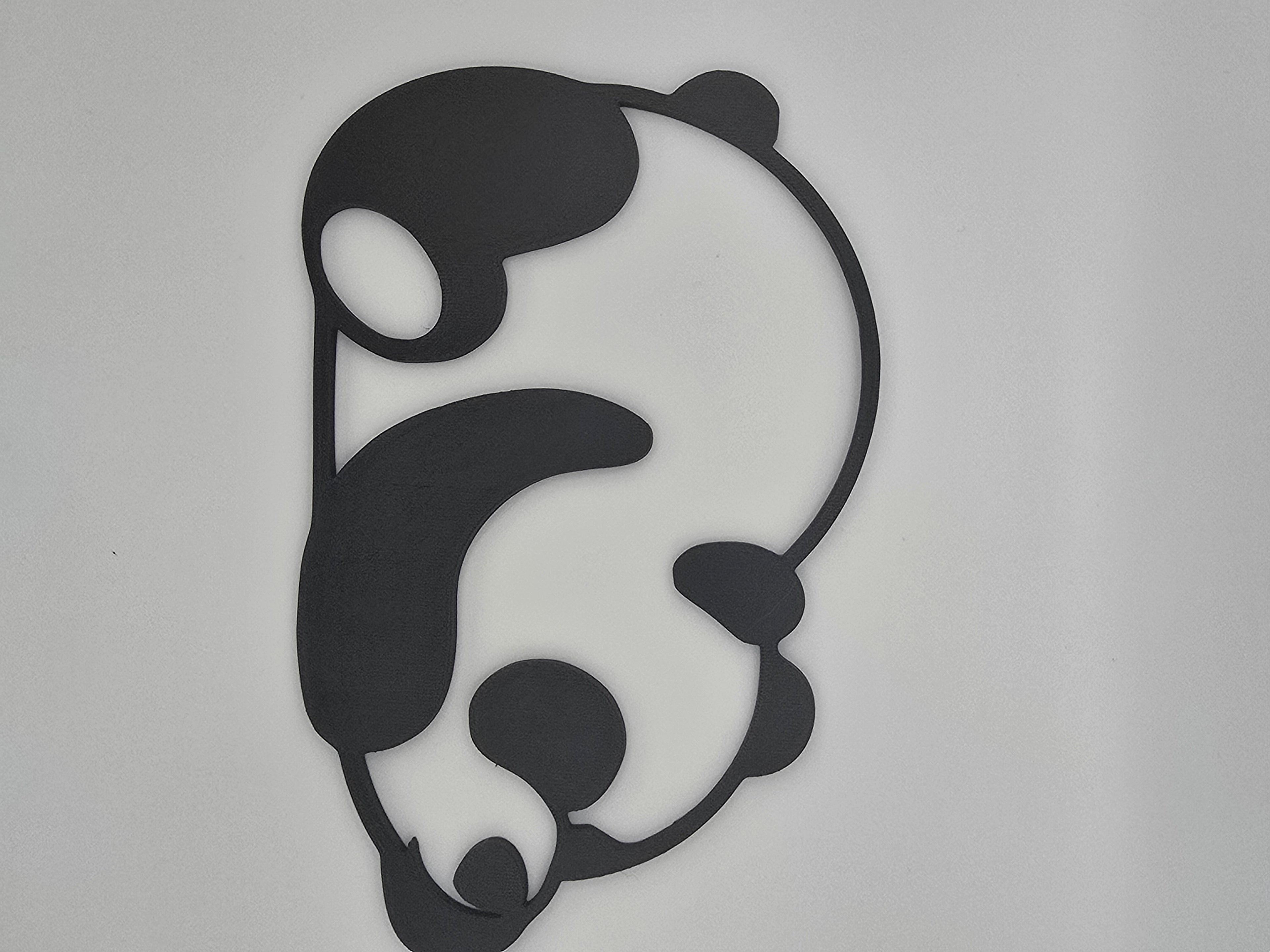 🐼 Pandas muraux décoratifs – Lot de 3 –